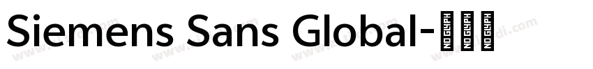 Siemens Sans Global字体转换